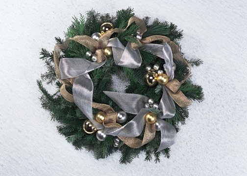 Silver and Gold Wreath