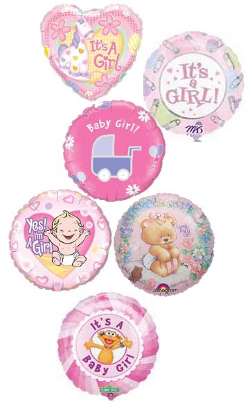 It's a Girl! Balloon Bouquet