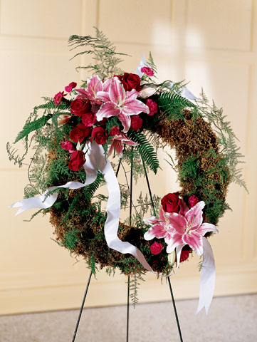 Lily & Rose Wreath