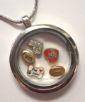 Round Locket Necklace